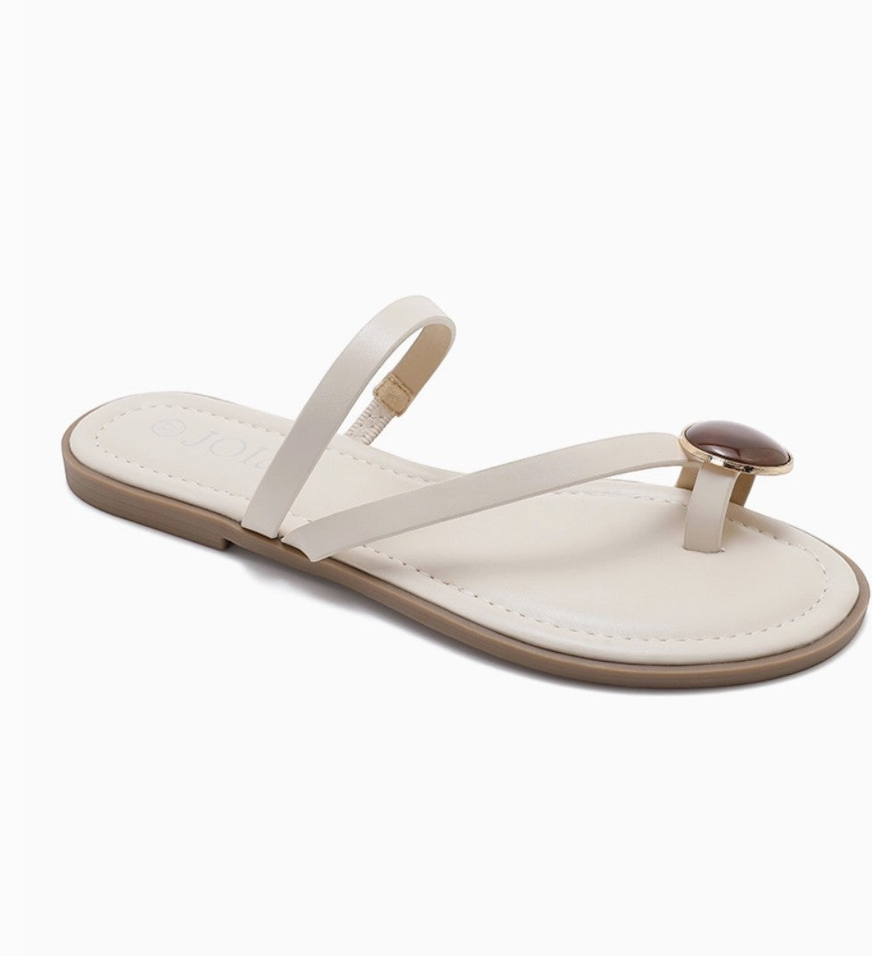 Claquette Bride Bijoux Rond - Joia Paris