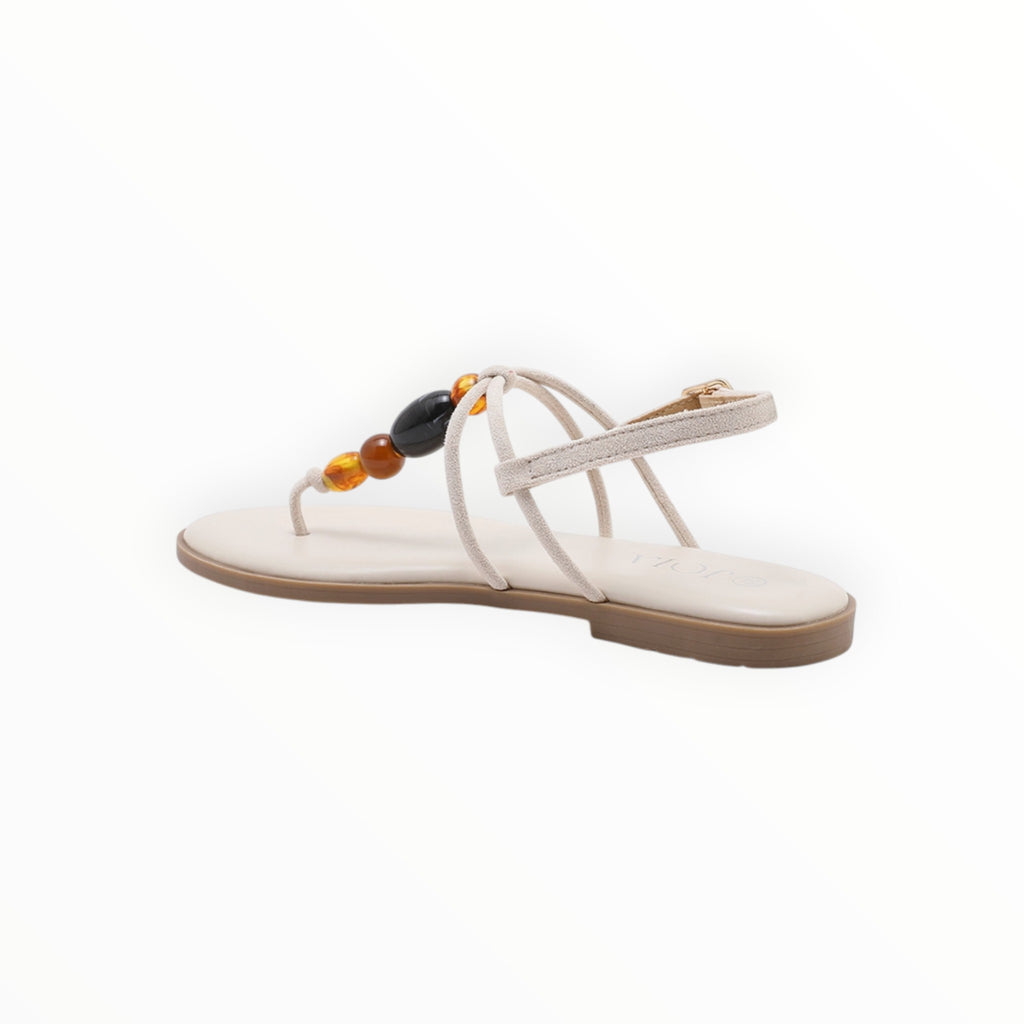 Claquette Brides & Perles Décoratives - Joia Paris - Chaussures Femme - JOIA