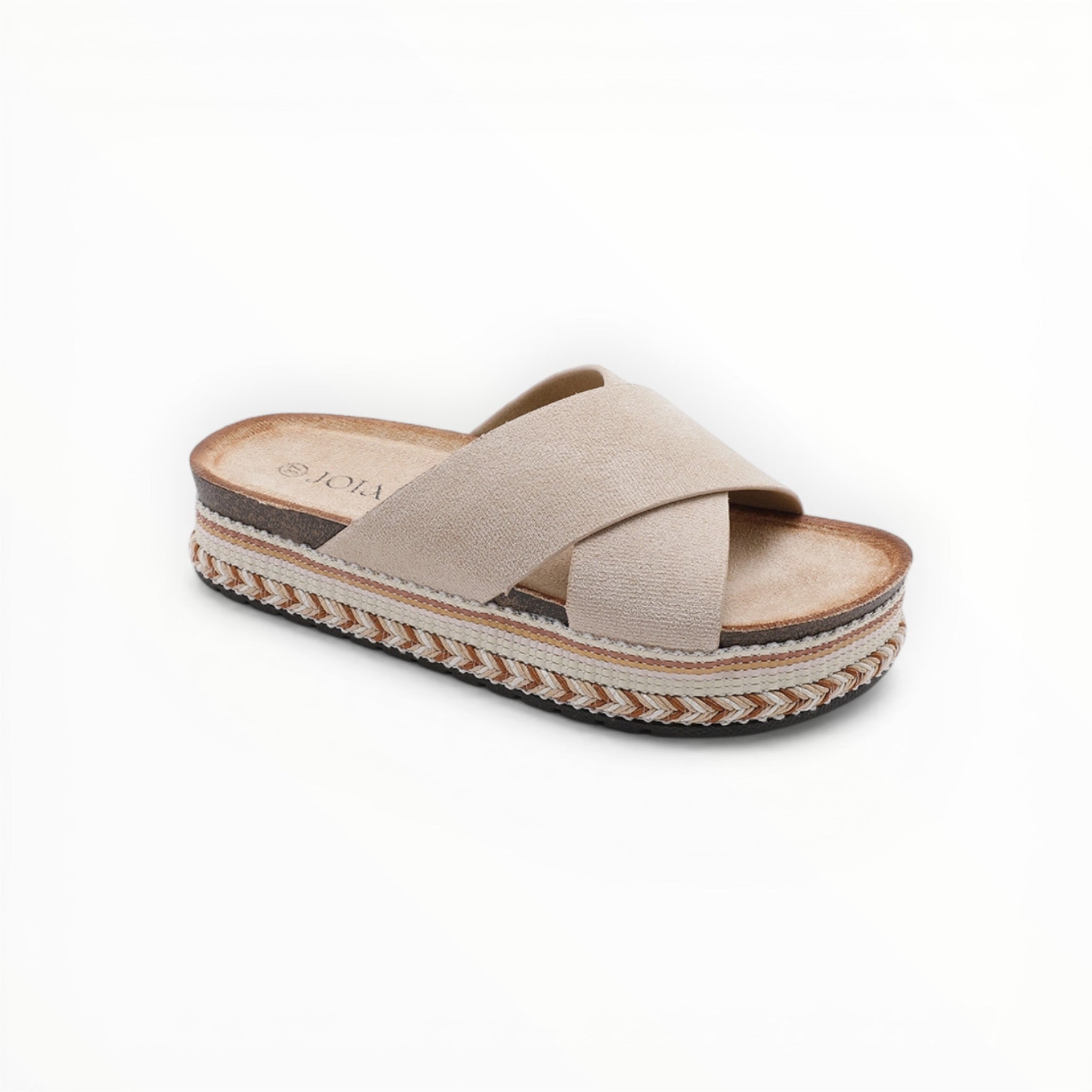 Claquette Plateforme Brides Croisées - Joia Paris - Chaussures Femme - JOIA