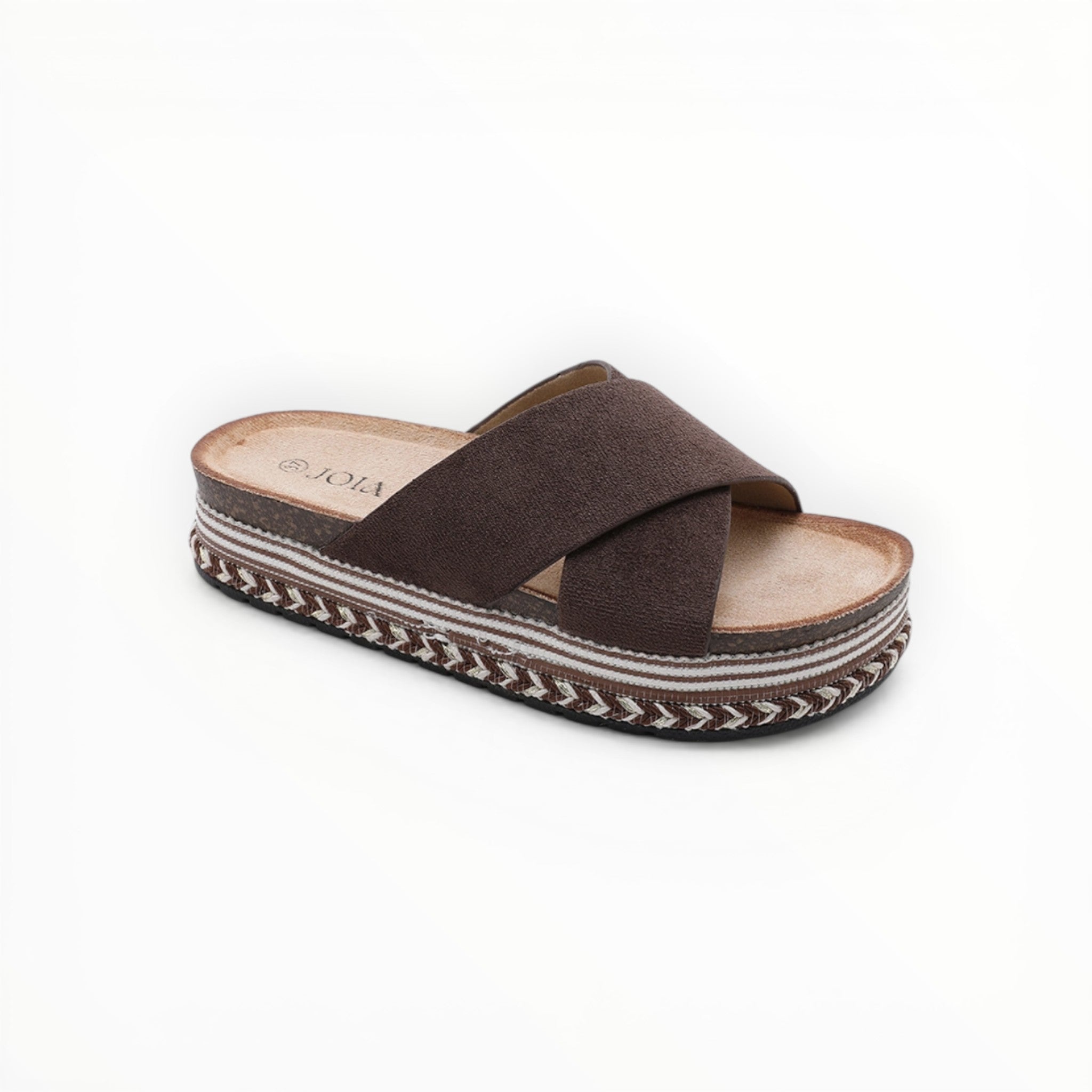 Claquette Plateforme Brides Croisées - Joia Paris - Chaussures Femme - JOIA