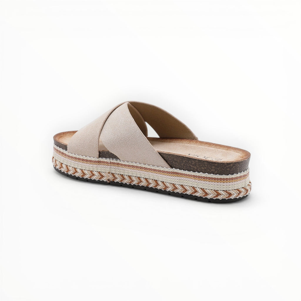 Claquette Plateforme Brides Croisées - Joia Paris - Chaussures Femme - JOIA