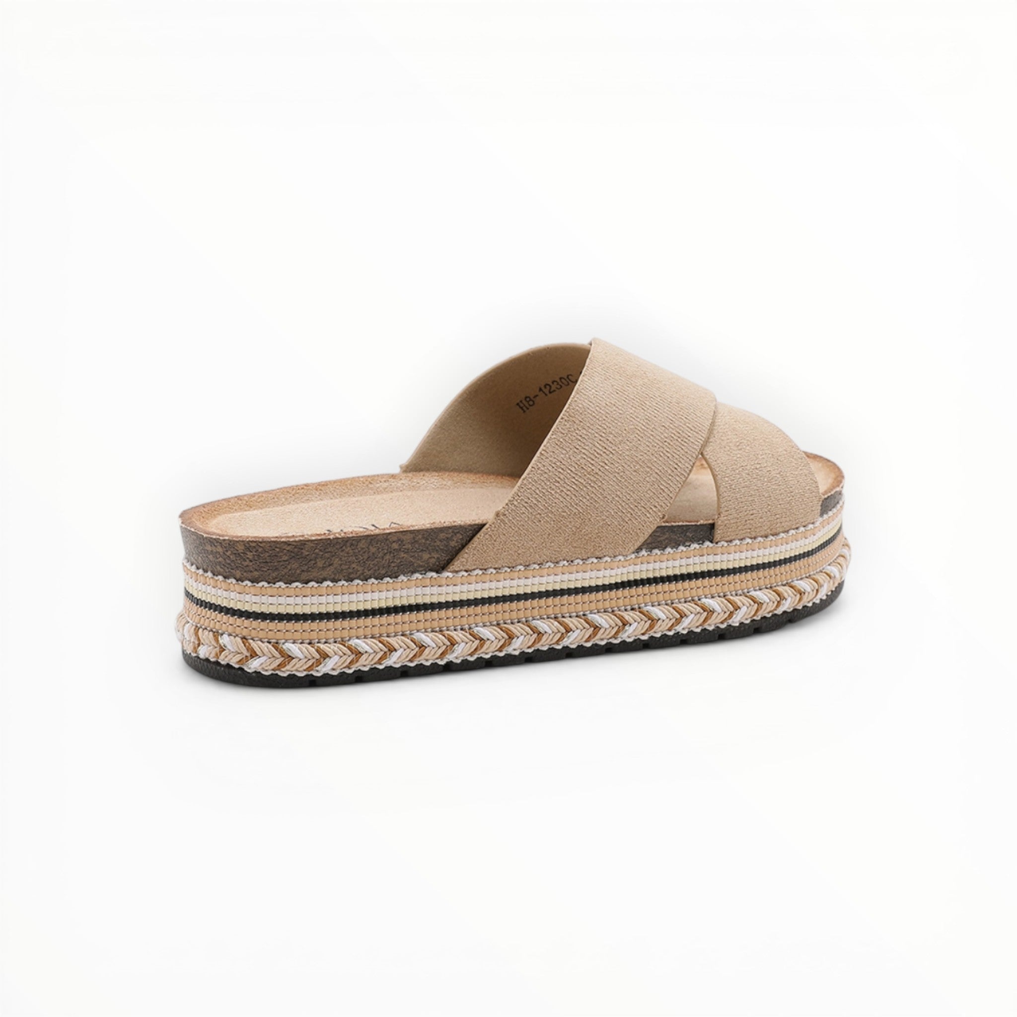 Claquette Plateforme Brides Croisées - Joia Paris - Chaussures Femme - JOIA