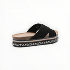 Claquette Plateforme Brides Croisées - Joia Paris - Chaussures Femme - JOIA