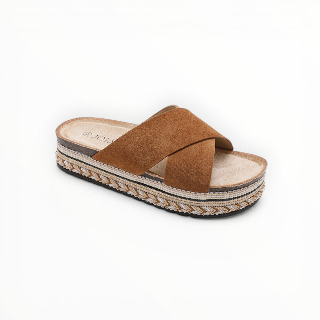 Claquette Plateforme Brides Croisées - Joia Paris - Chaussures Femme - JOIA