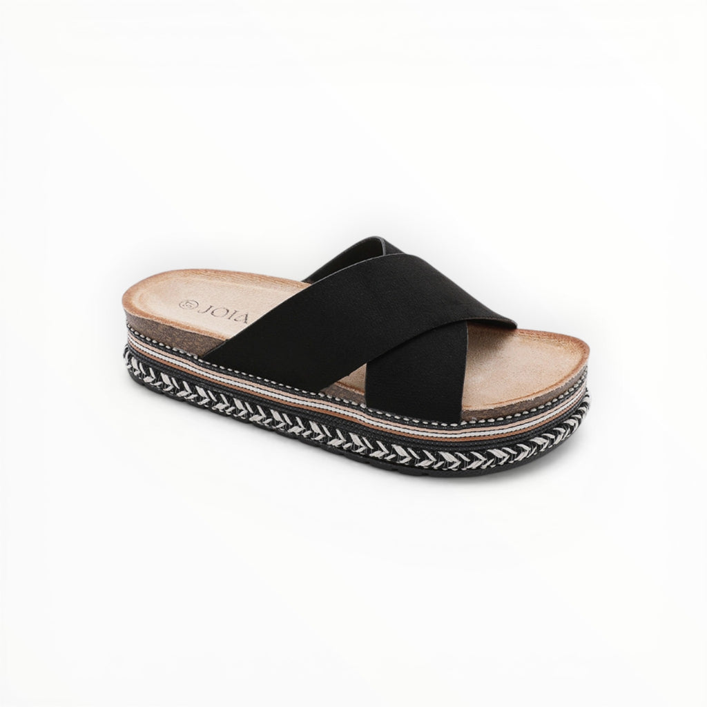 Claquette Plateforme Brides Croisées - Joia Paris - Chaussures Femme - JOIA