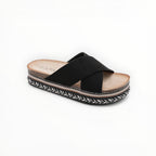 Claquette Plateforme Brides Croisées - Joia Paris - Chaussures Femme - JOIA