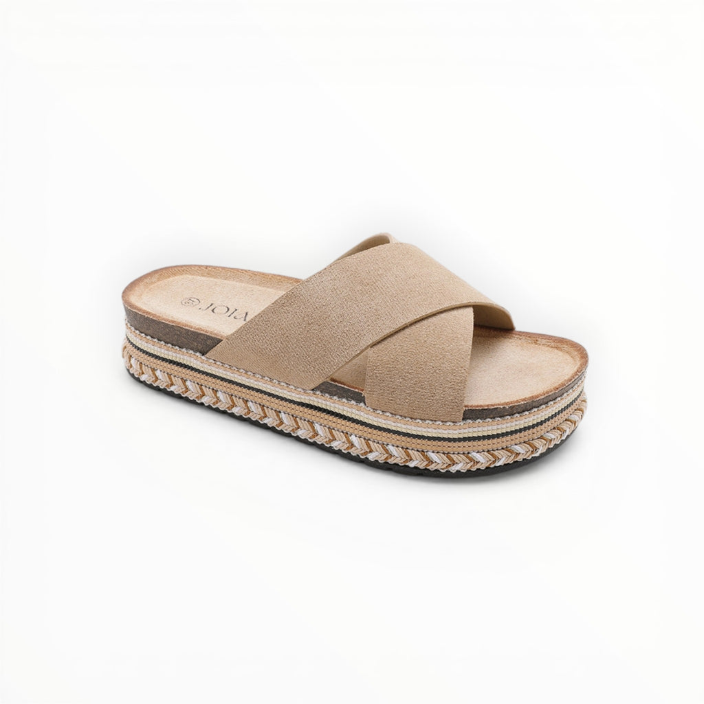 Claquette Plateforme Brides Croisées - Joia Paris - Chaussures Femme - JOIA
