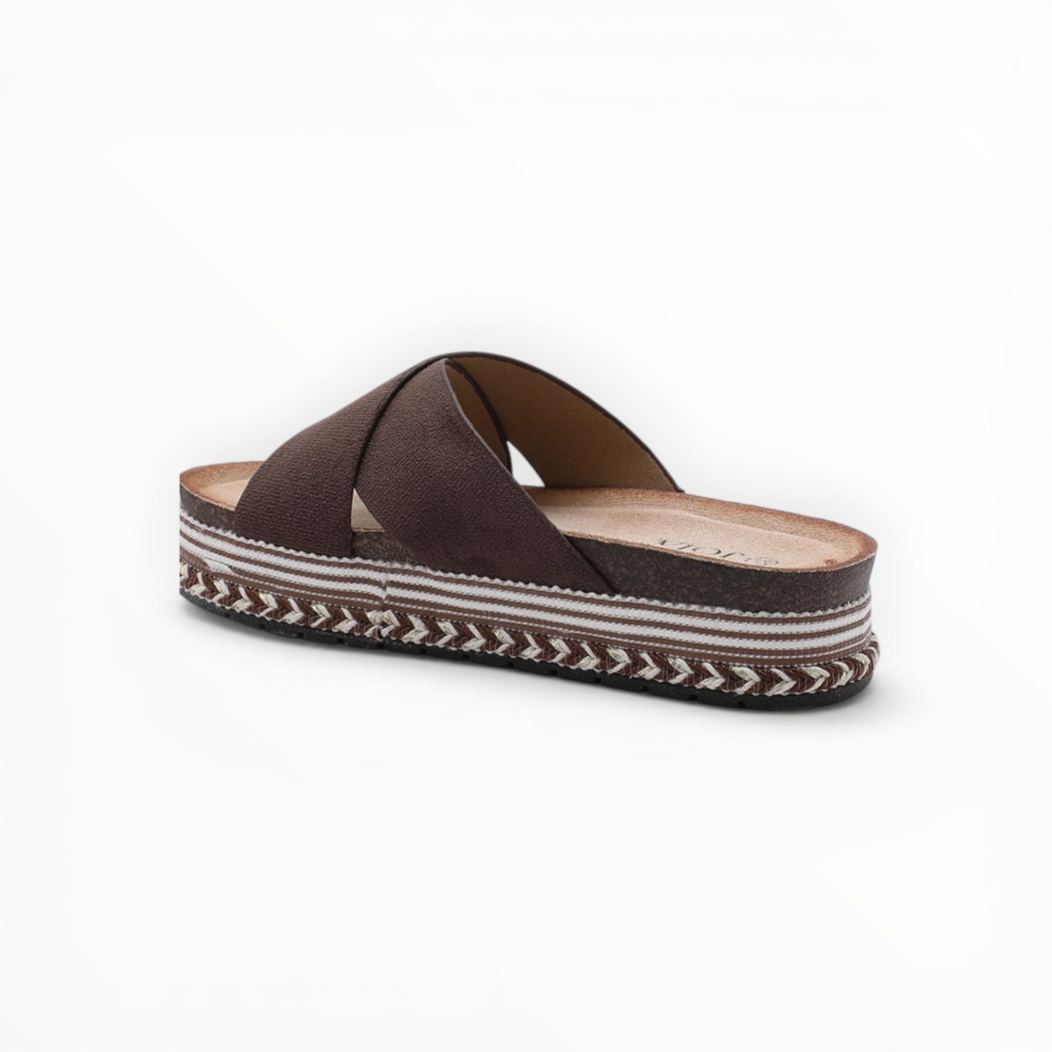 Claquette Plateforme Brides Croisées - Joia Paris - Chaussures Femme - JOIA