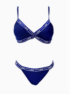 Bikini Triangle Sans Armature "LOVE" - Haut et Bas Assortis - Maillots de bain - BELLE COM'ELLE