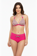 Bikini Triangle et Shorty Rayures - Maillots de bain - BELLE COM'ELLE