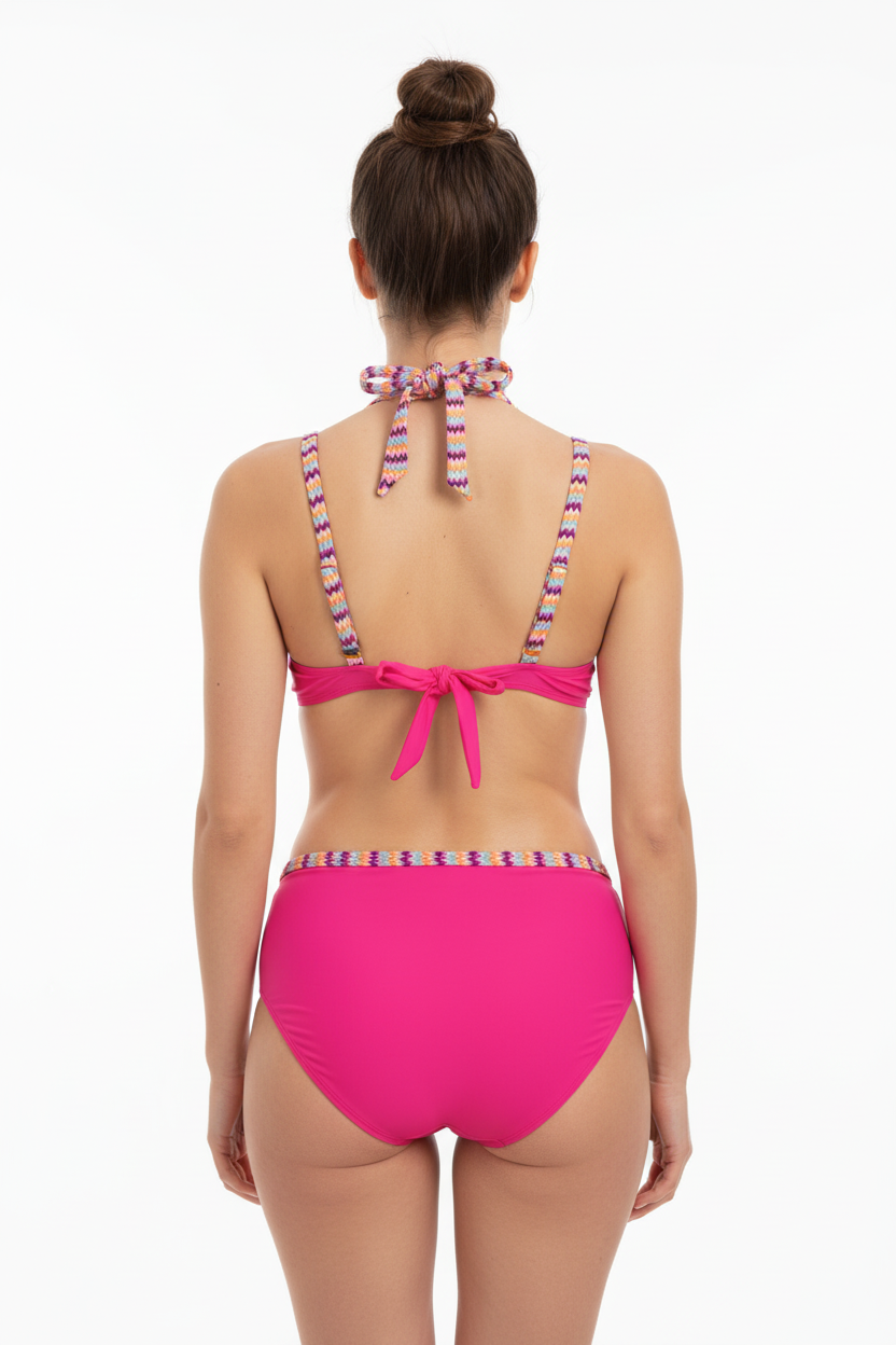 Bikini Triangle et Shorty Rayures - Maillots de bain - BELLE COM'ELLE