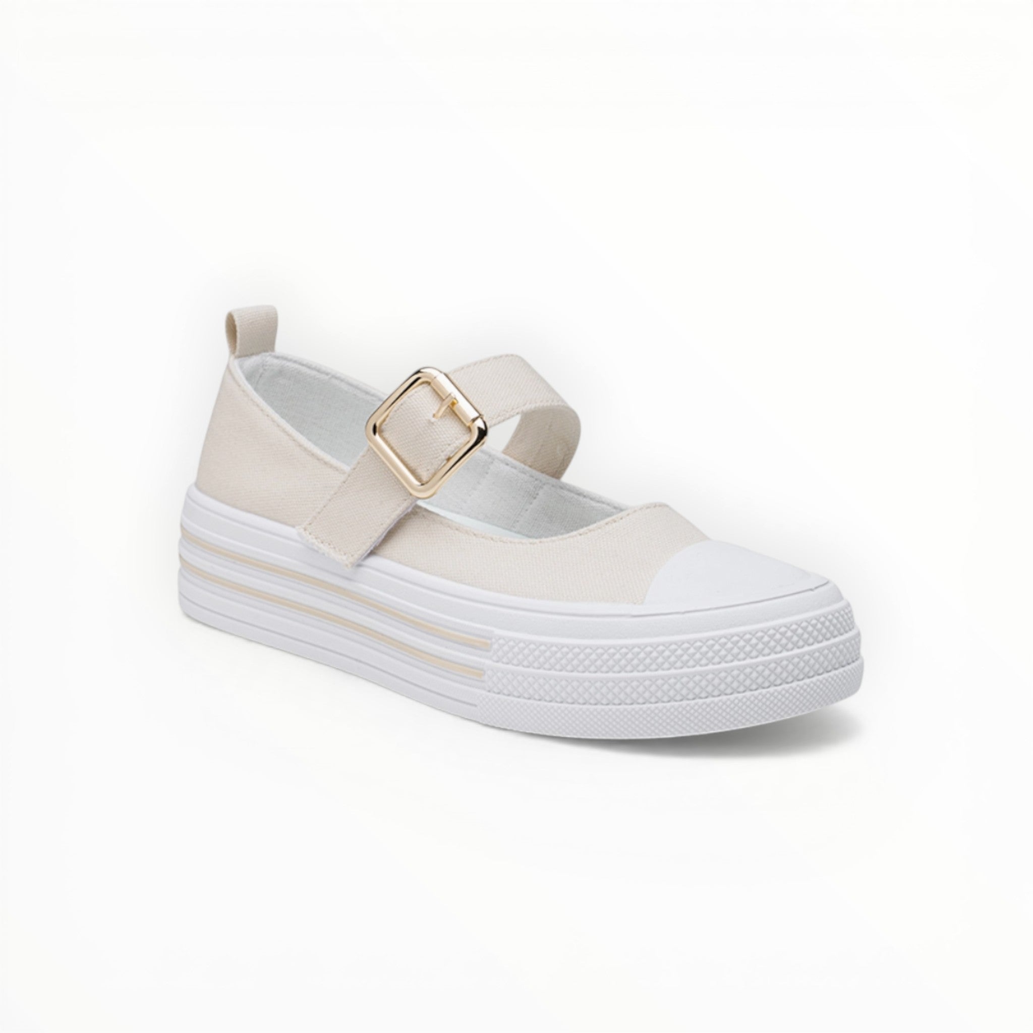 Baskets Mary Jane à Plateforme et Boucle Métallique Lady Glory - Chaussures Femme - LADY GLORY