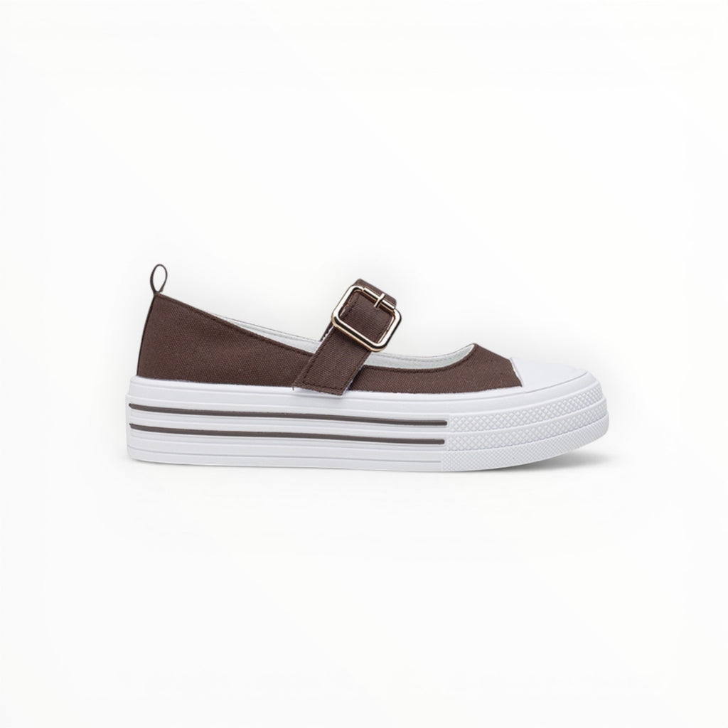 Baskets Mary Jane à Plateforme et Boucle Métallique Lady Glory - Chaussures Femme - LADY GLORY