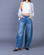Jean barrel loose (Extra Ballon) « Melina »