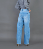 Jeans Femme Barrel Louisa - Taille Haute Coupe Arrondie