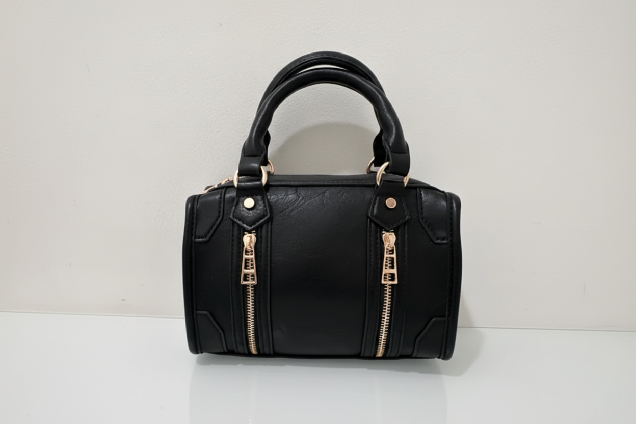 Sac à Main Bowling Tendance Détails Dorés