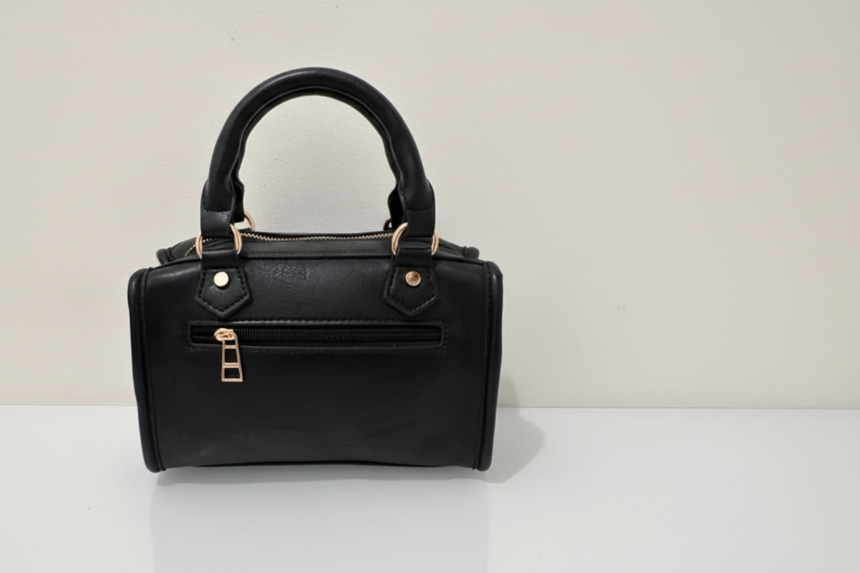 Sac à Main Bowling Tendance Détails Dorés