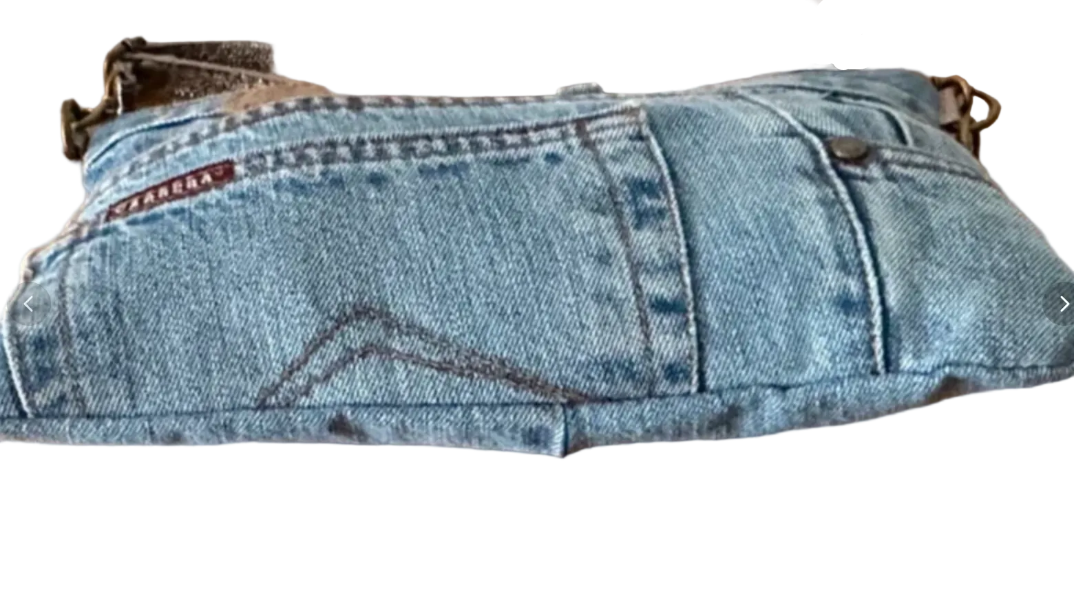 Sac à Main en Jeans Bandoulière Amovible