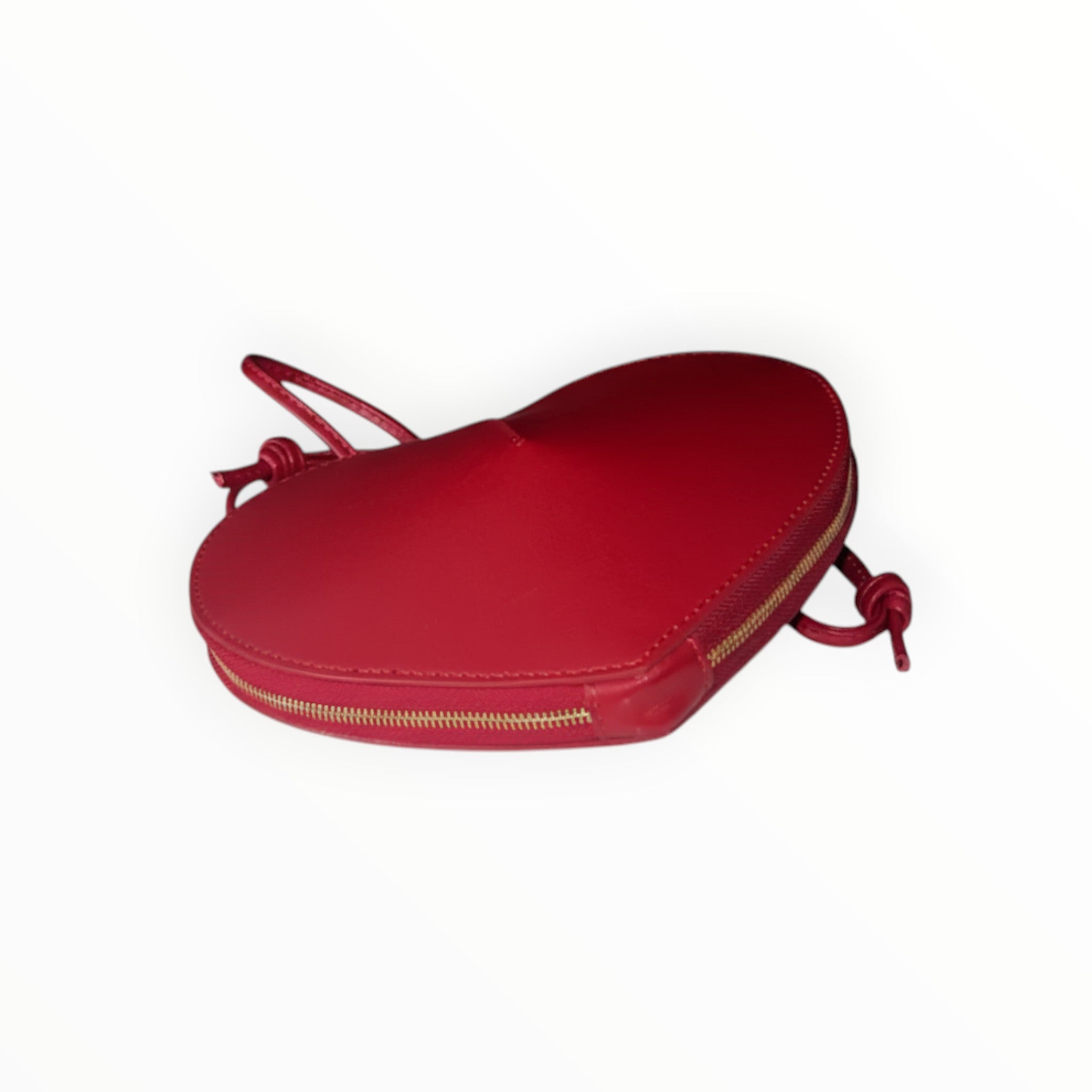 Pochette Cœur en Cuir Lissé LOUISA LEE - Sacs - LOUISA LEE