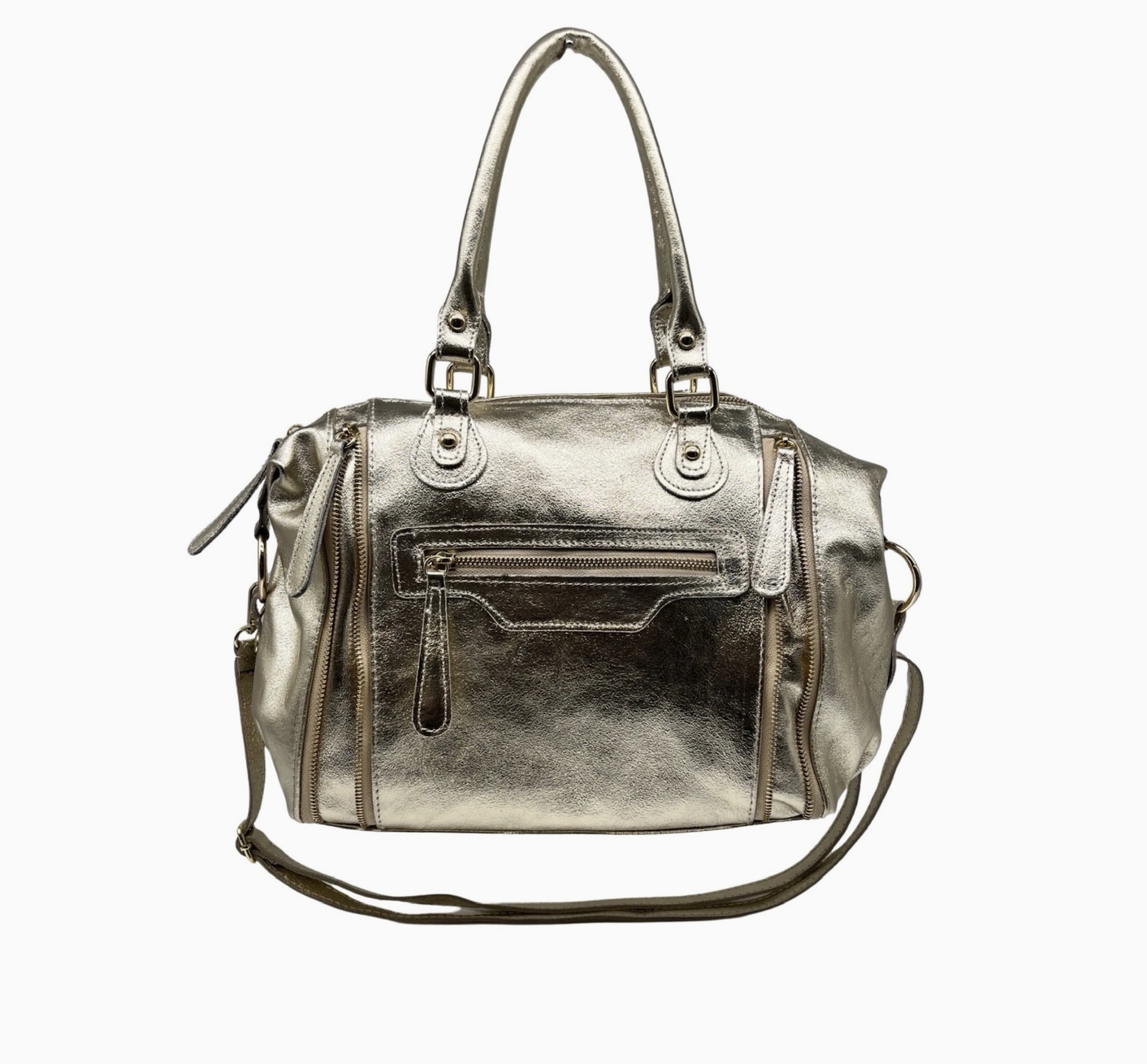 Louisa Lee Sac Gabrielle Cuir Irisé - 39cm