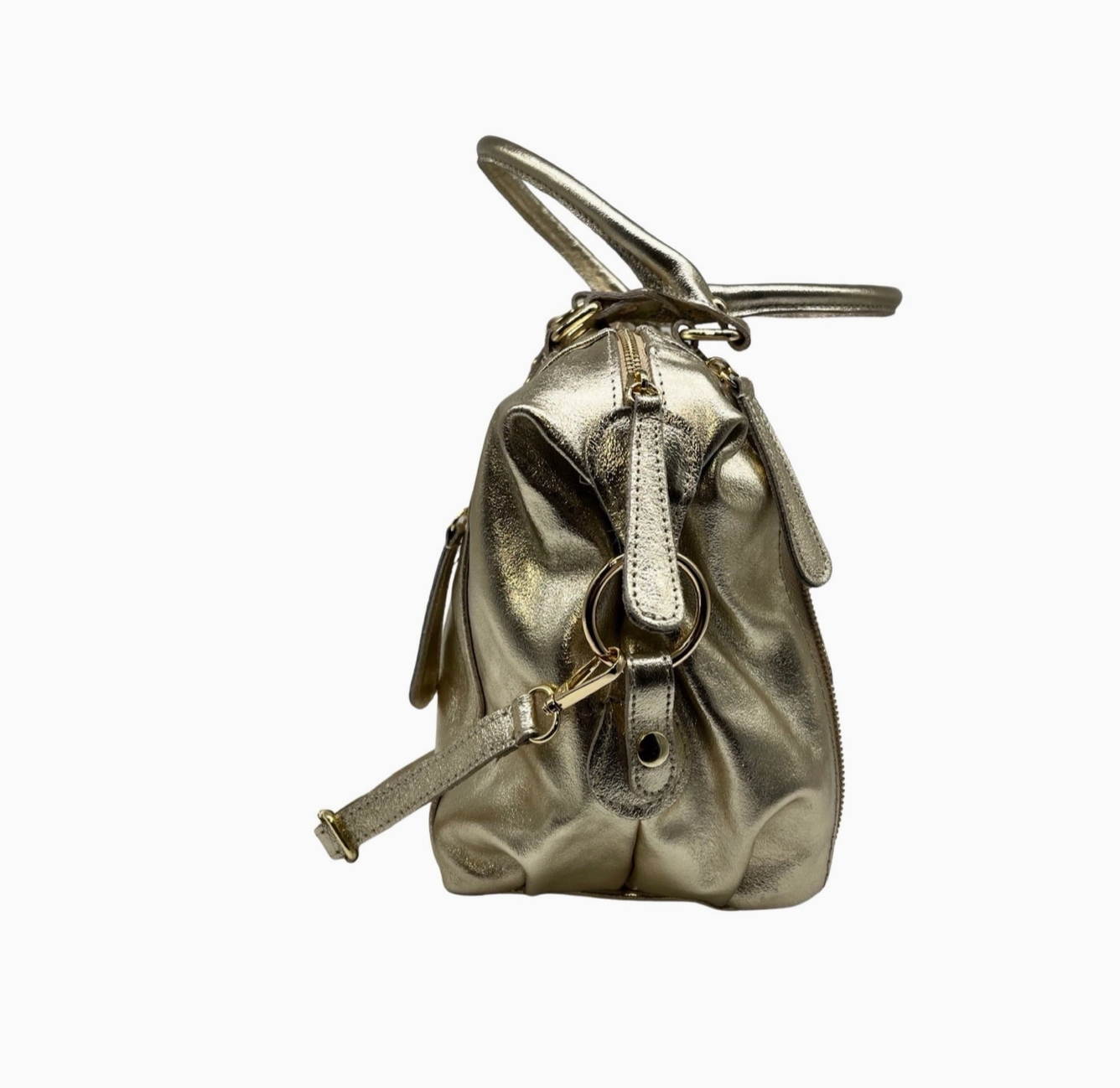 Louisa Lee Sac Gabrielle Cuir Irisé - 39cm