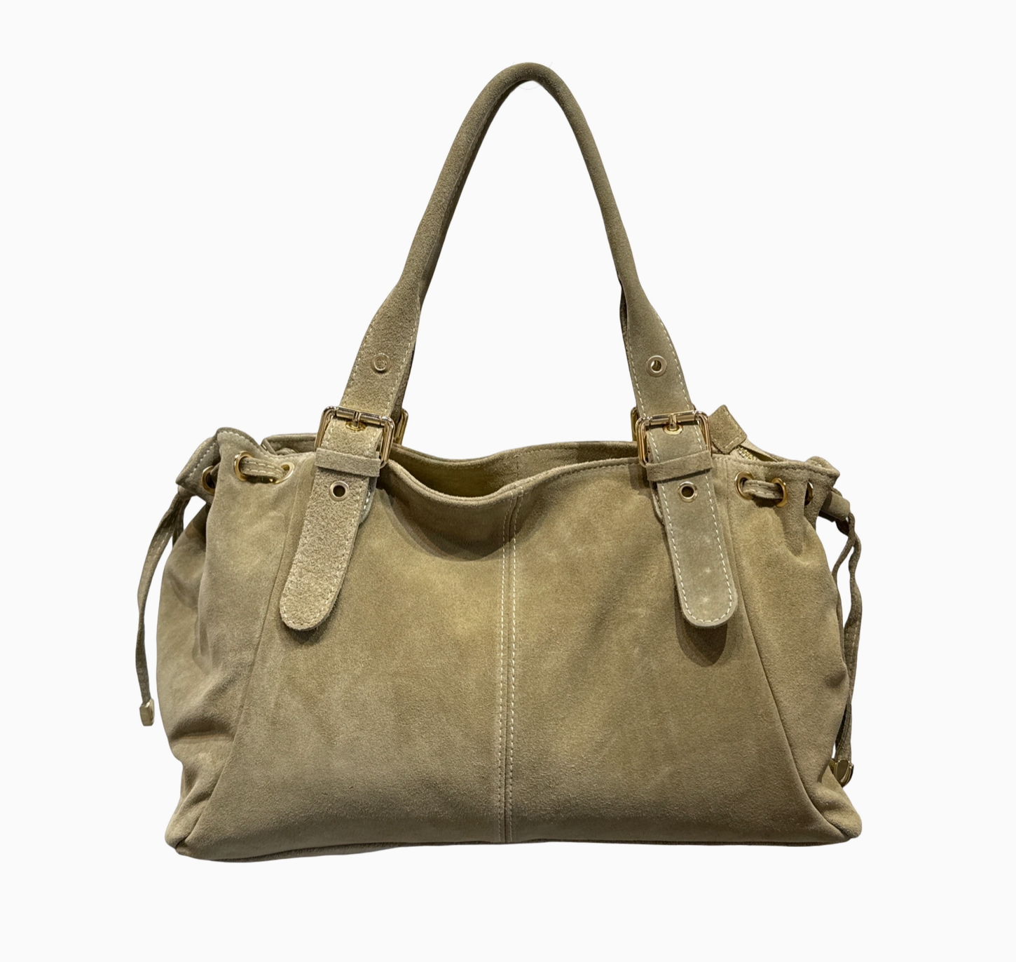 Sac Cuir Suédé à Lacet Large LOUISA LEE