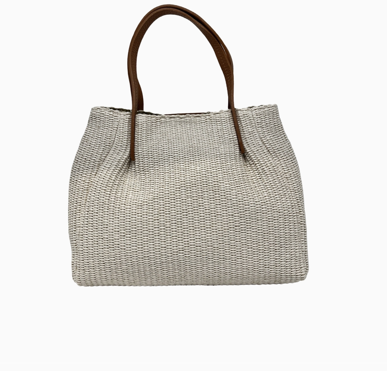 Sac à Main Raphia Garni Cuir - Louisa Lee