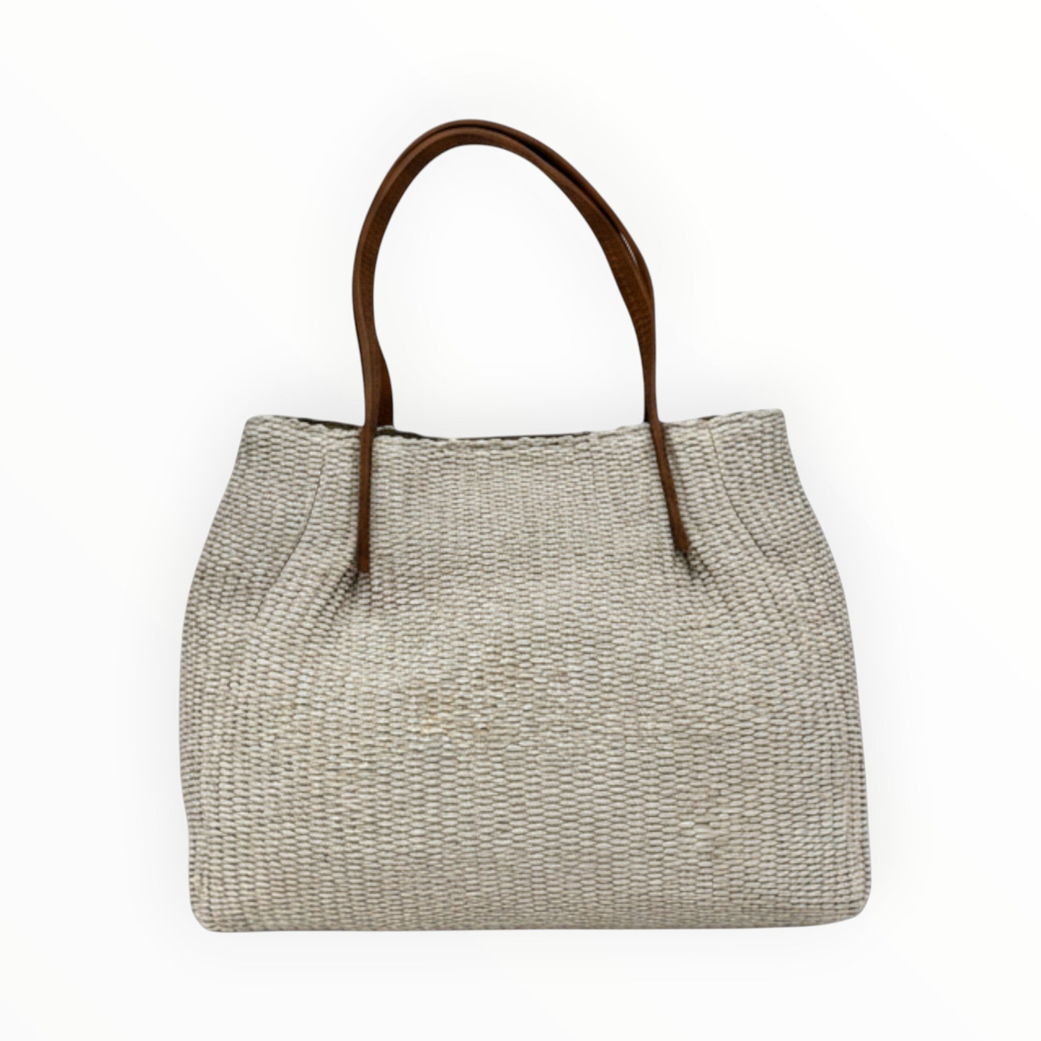 Sac à Main Raphia Garni Cuir LOUISA LEE
