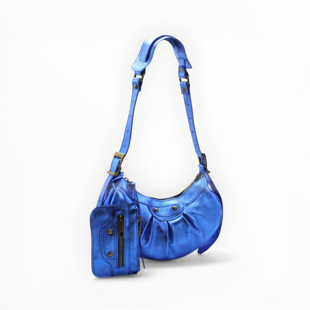 Sac Bandoulière Cuir Métallisé - Vimoda