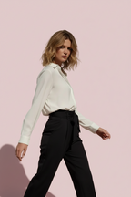 Chemise Satinée Blanche – LULUMARY