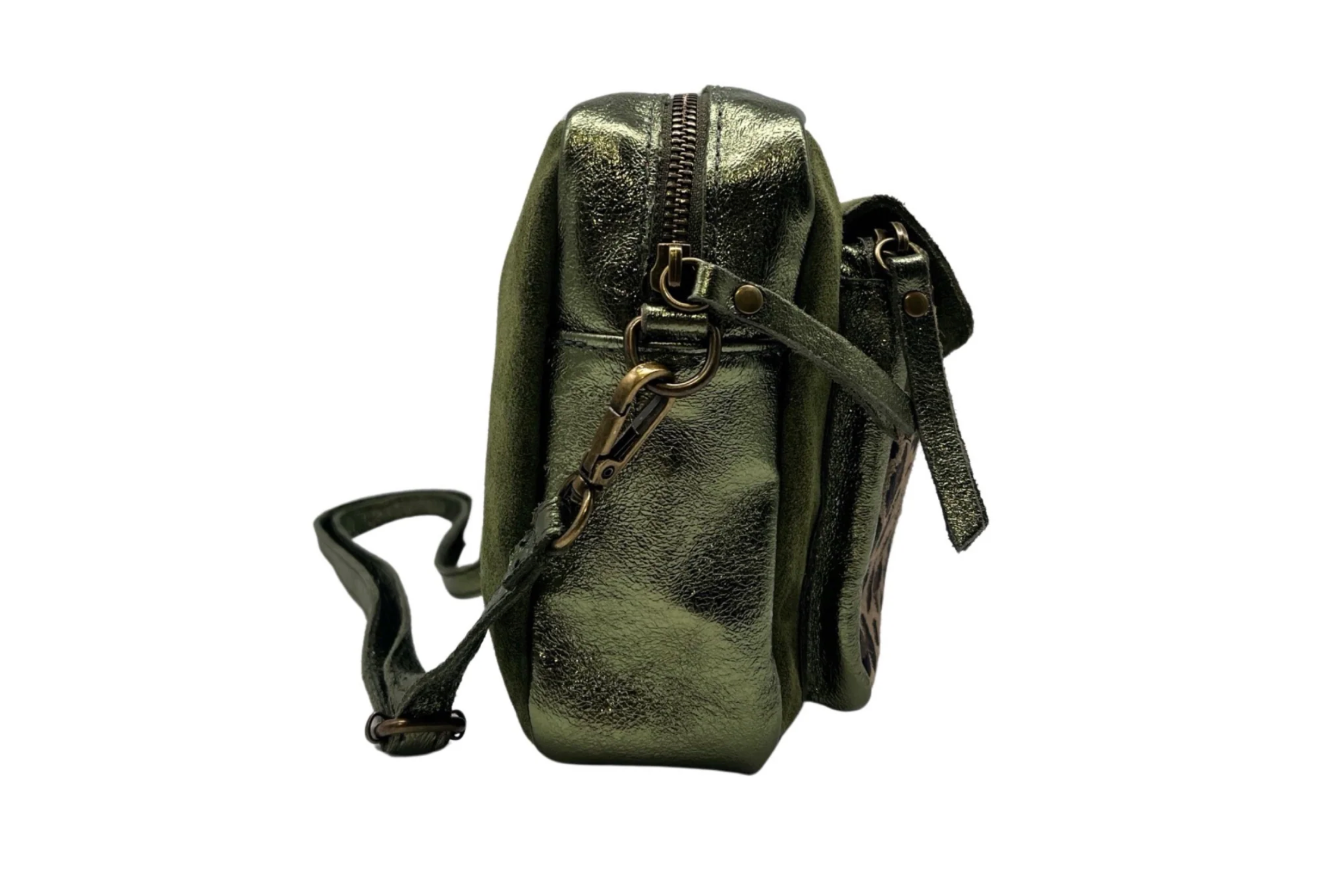 Sac Bandoulière Cuir Irisé Nuria LOUISA LEE - Sacs - LOUISA LEE