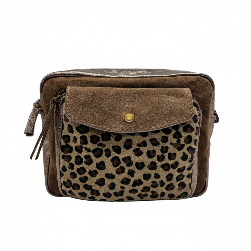 Sac Bandoulière Cuir Irisé Nuria LOUISA LEE - Sacs - LOUISA LEE