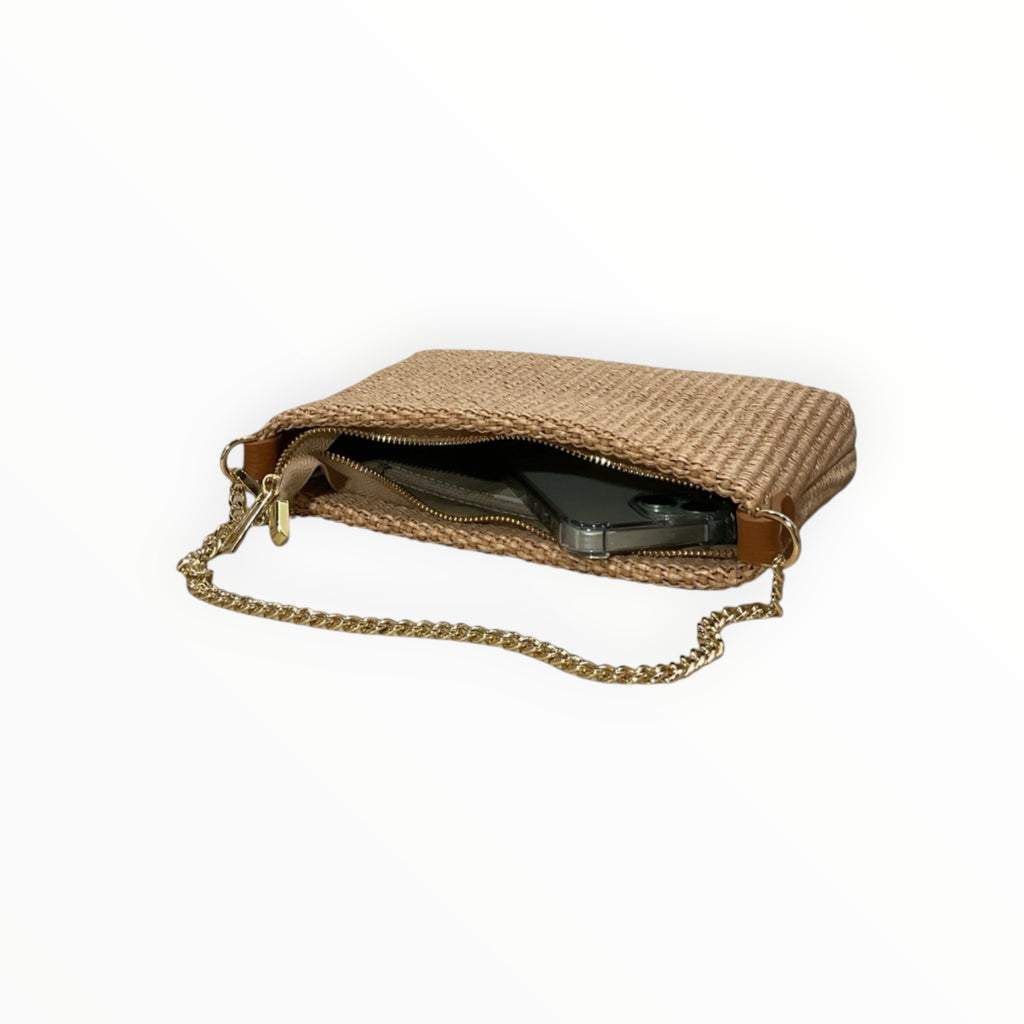 Pochette chaîne raphia LOUISA LEE - Sacs - LOUISA LEE