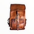 Sac à dos cuir de chèvre JEAN style vintage LOUISA LEE - Sacs - LOUISA LEE