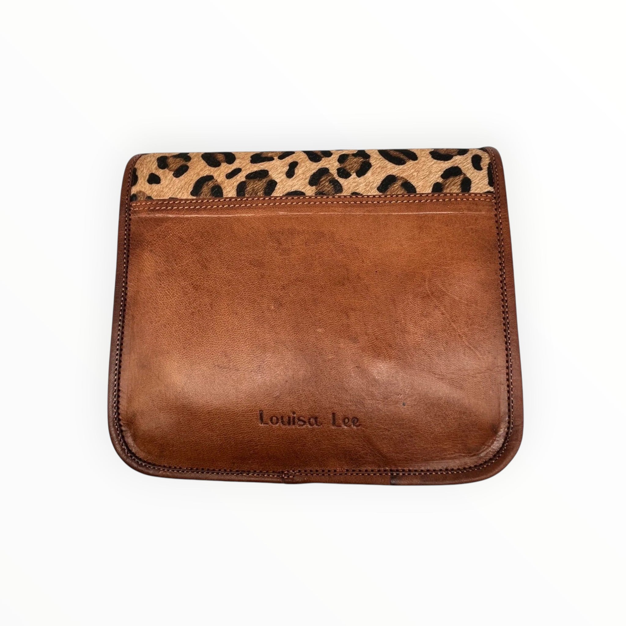 Sac cartable cuir finition léopard LOUISA LEE - Sacs - LOUISA LEE