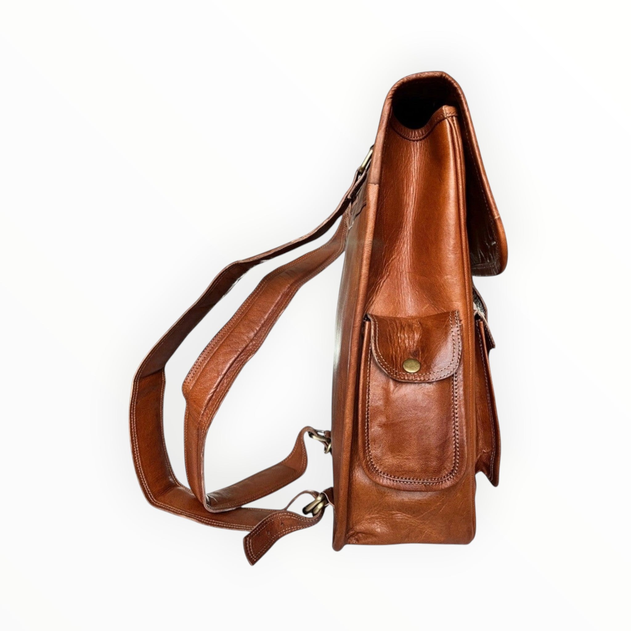 Sac à dos cuir MIRA grande capacité LOUISA LEE - Sacs - LOUISA LEE