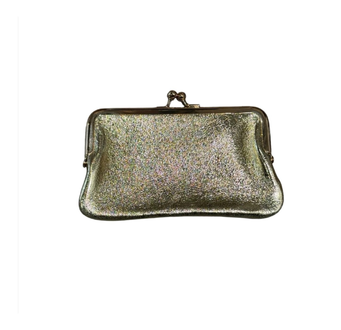 Porte-monnaie bourse cuir irisé medium LOUISA LEE - Sacs - LOUISA LEE