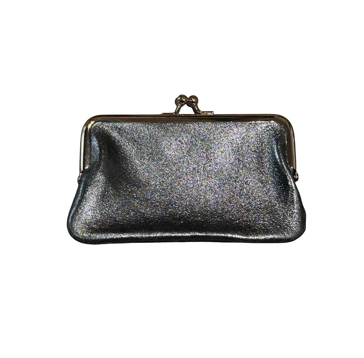 Porte-monnaie bourse cuir irisé medium LOUISA LEE - Sacs - LOUISA LEE