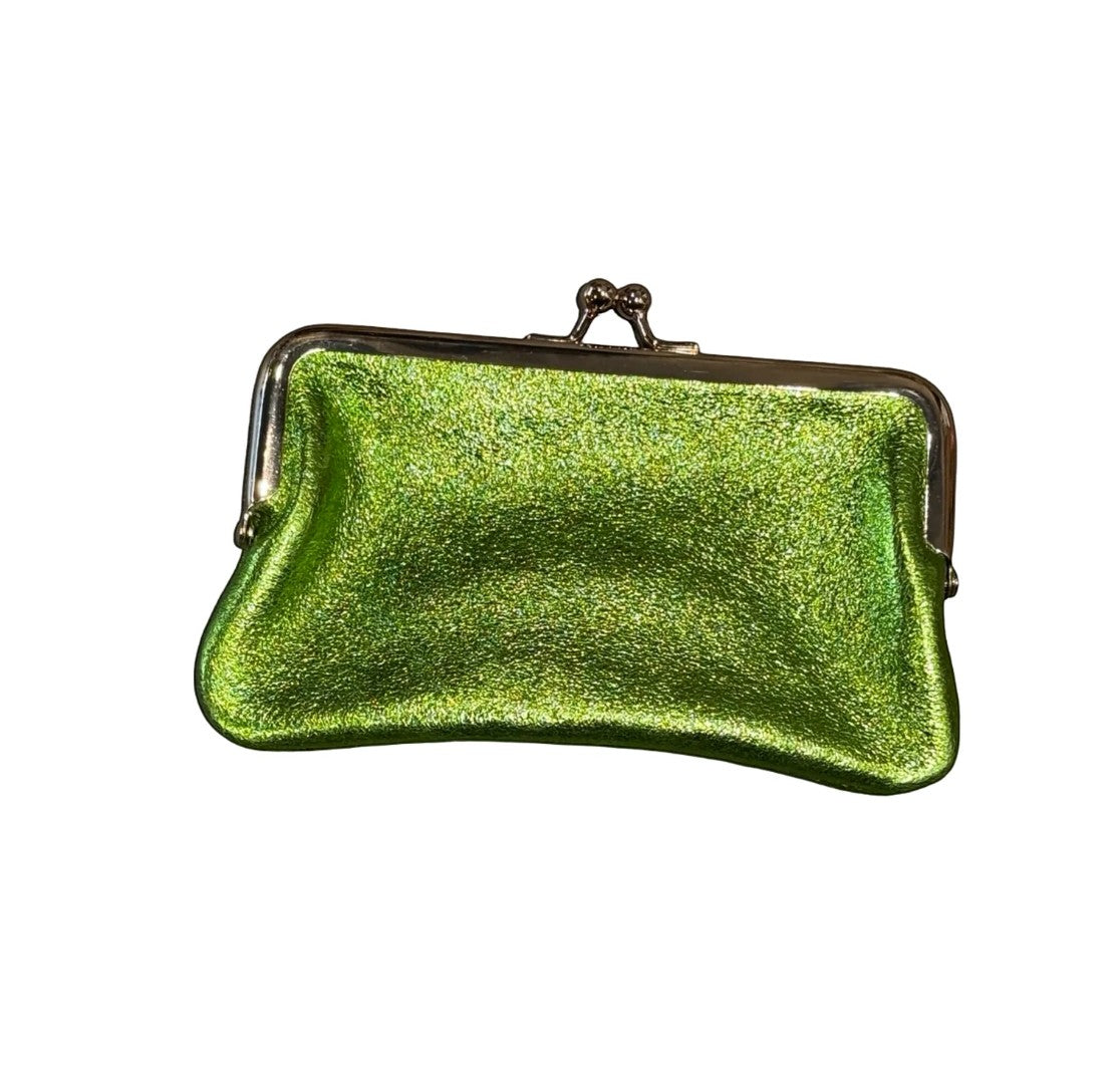 Porte-monnaie bourse cuir irisé medium LOUISA LEE - Sacs - LOUISA LEE