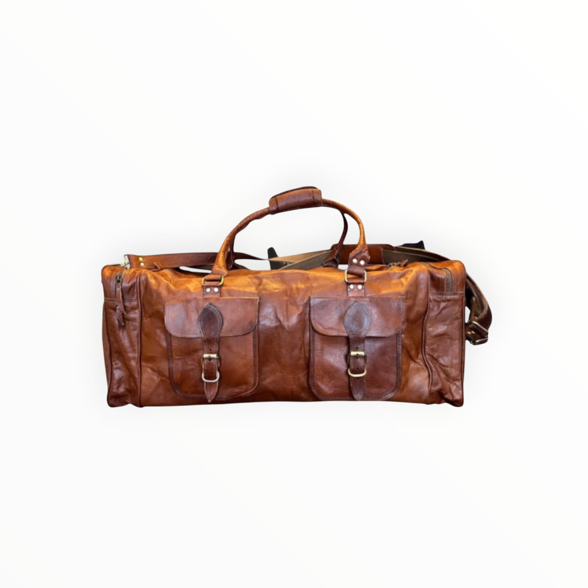 Sac de voyage week-end cuir 60 cm naturel NEHA LOUISA LEE - Sacs - LOUISA LEE