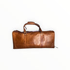 Sac de voyage 60 cm cuir de chèvre cognac KALINDA LOUISA LEE - Sacs - LOUISA LEE