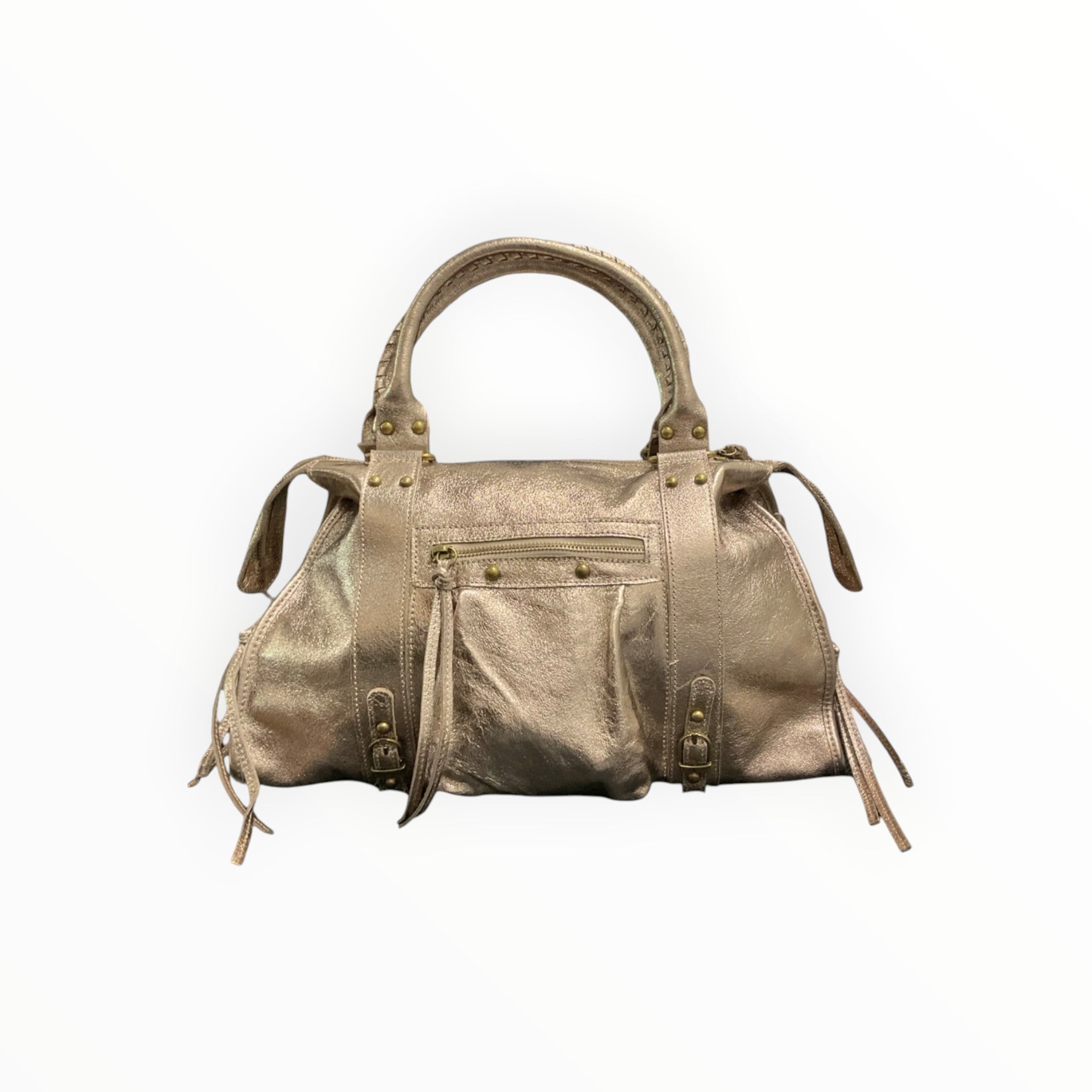 Sac cuir irisé tressé CAPUCINE L LOUISA LEE - Sacs - LOUISA LEE