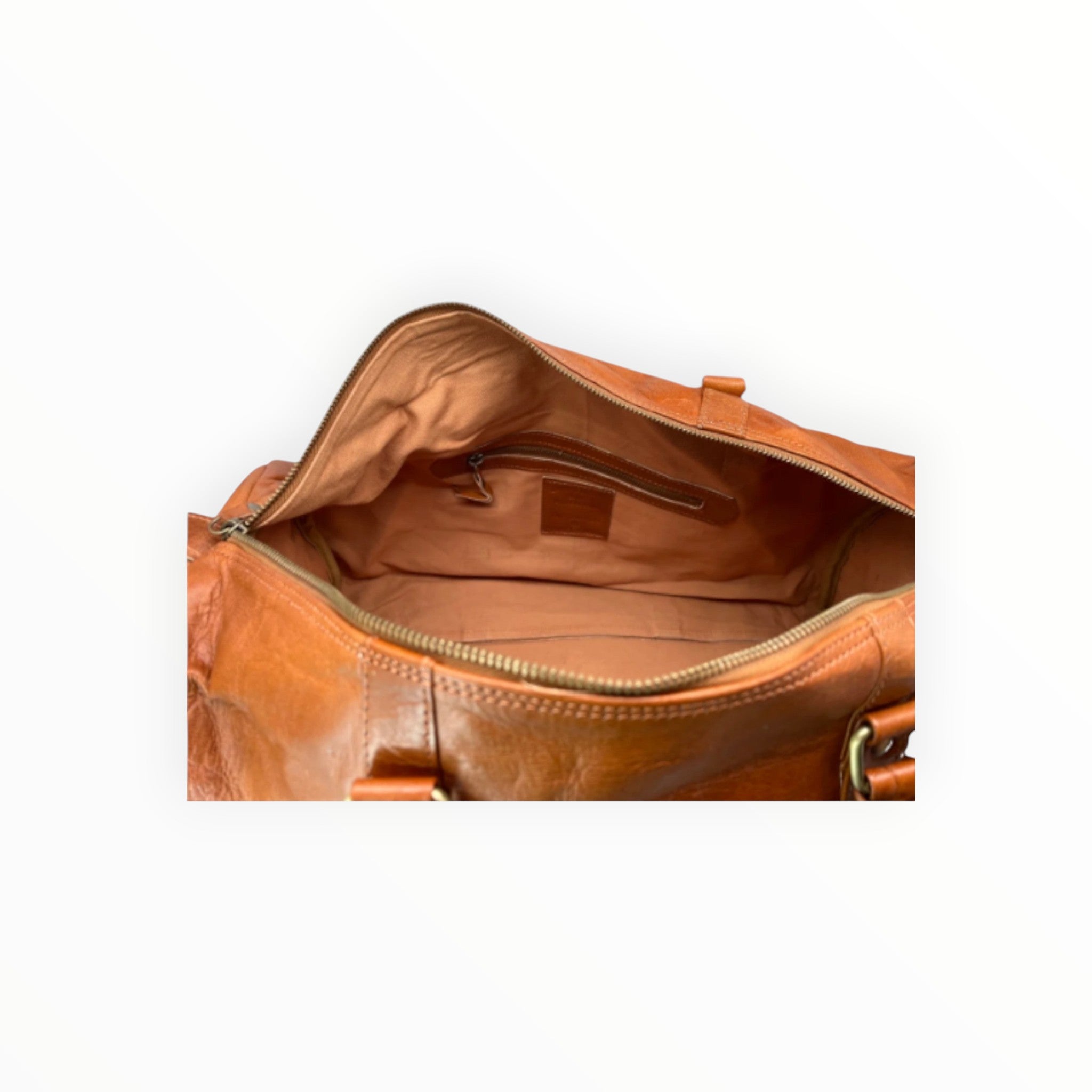 Sac de voyage cuir 50 cm cognac PARIS LOUISA LEE - Sacs - LOUISA LEE