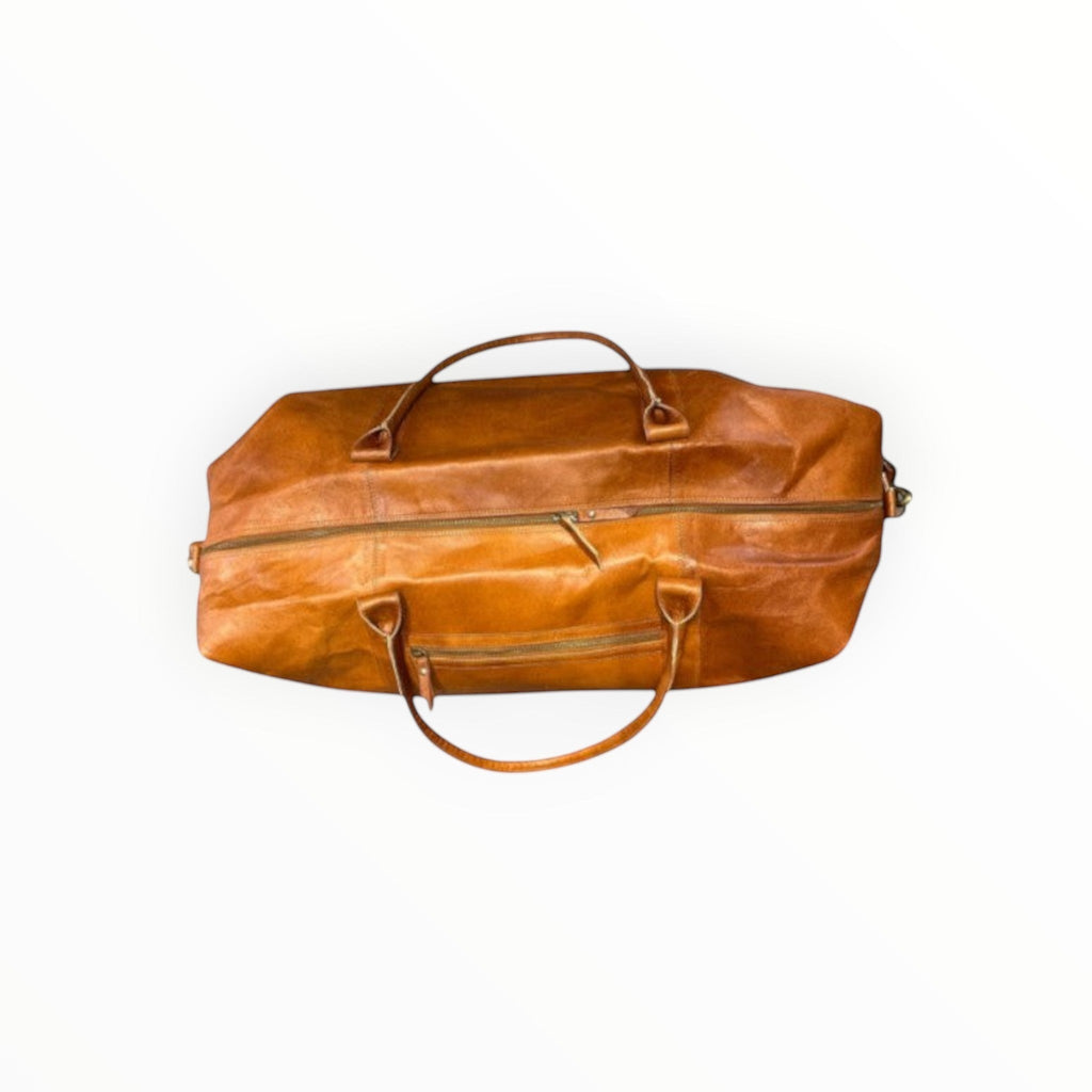 Sac de voyage cuir 60 cm naturel NEW JASMIN LOUISA LEE - Sacs - LOUISA LEE