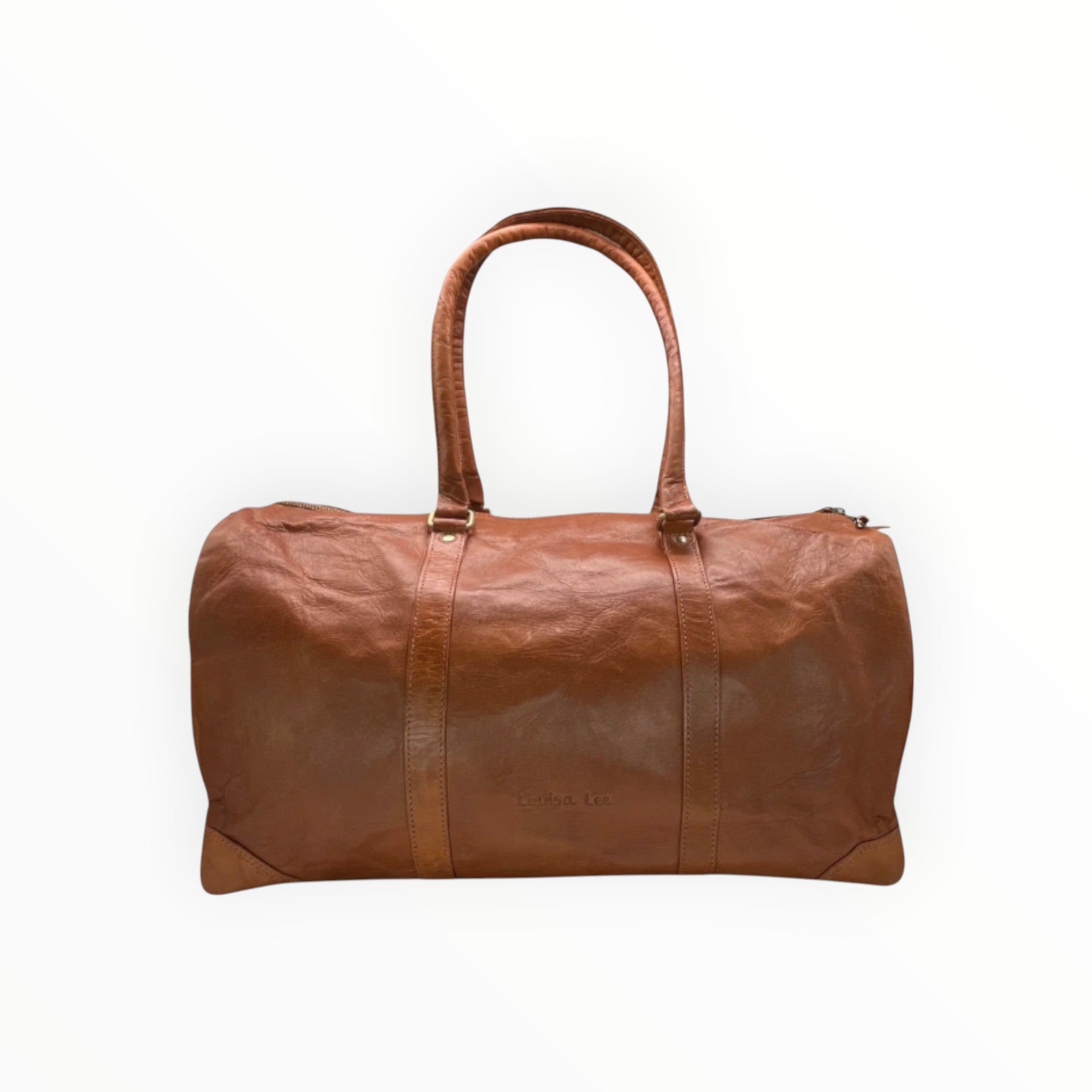 Sac de voyage cuir 50 cm cognac PARIS LOUISA LEE - Sacs - LOUISA LEE