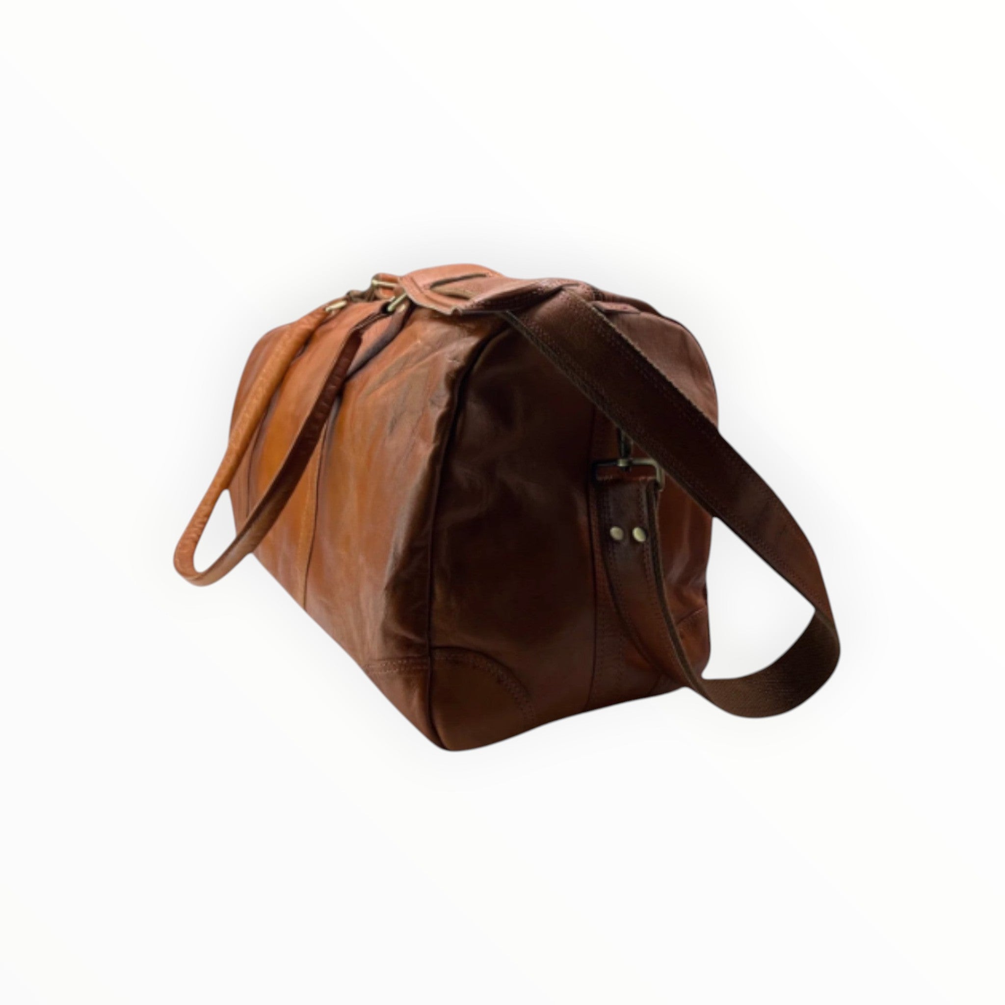 Sac de voyage cuir 50 cm cognac PARIS LOUISA LEE - Sacs - LOUISA LEE