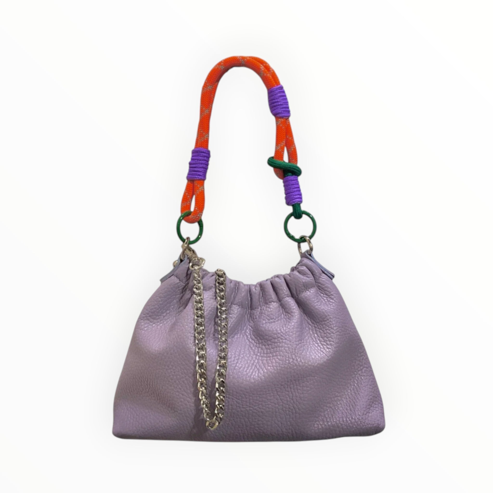 Sac cuir grainé cordon Plissa LOUISA LEE