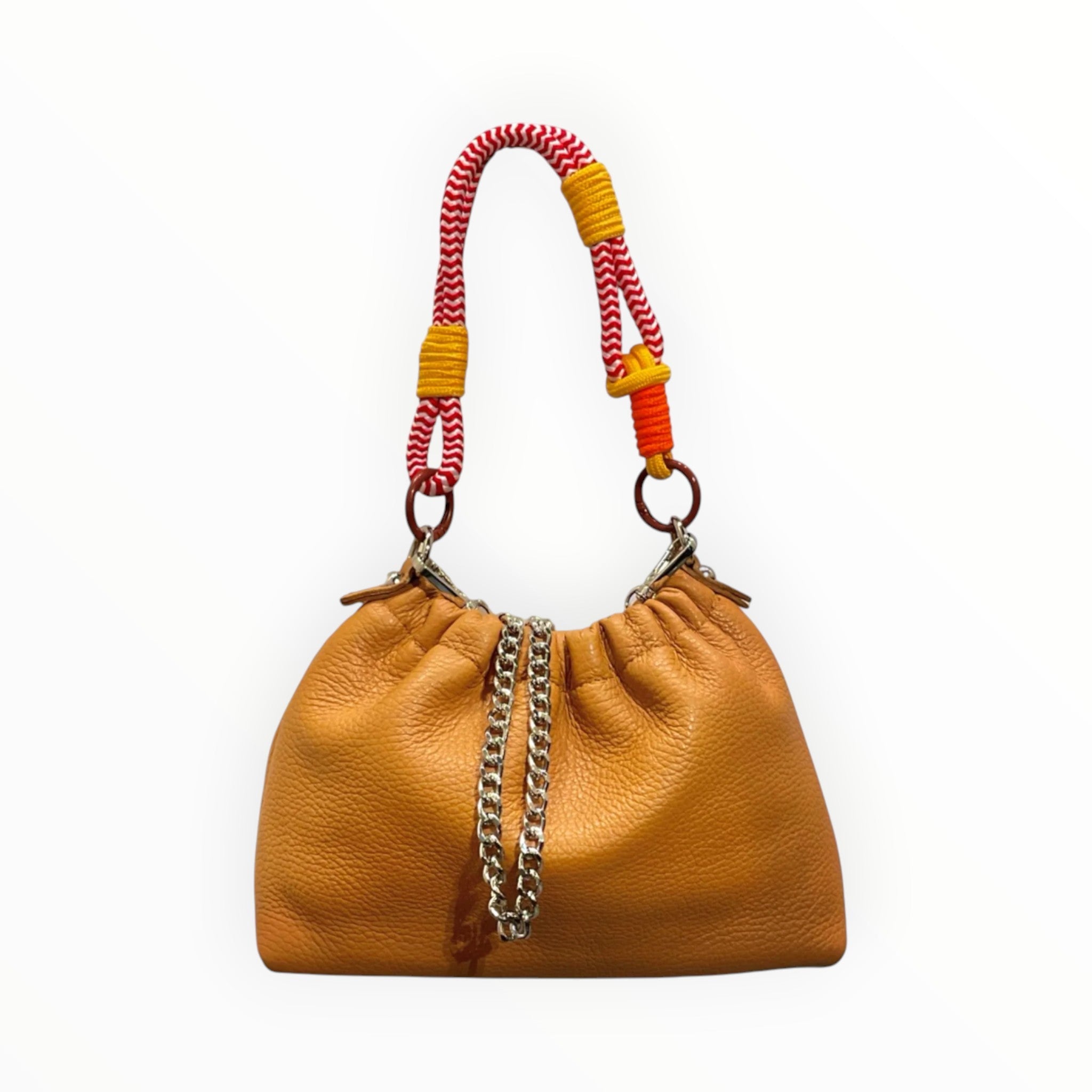 Sac cuir grainé cordon Plissa LOUISA LEE