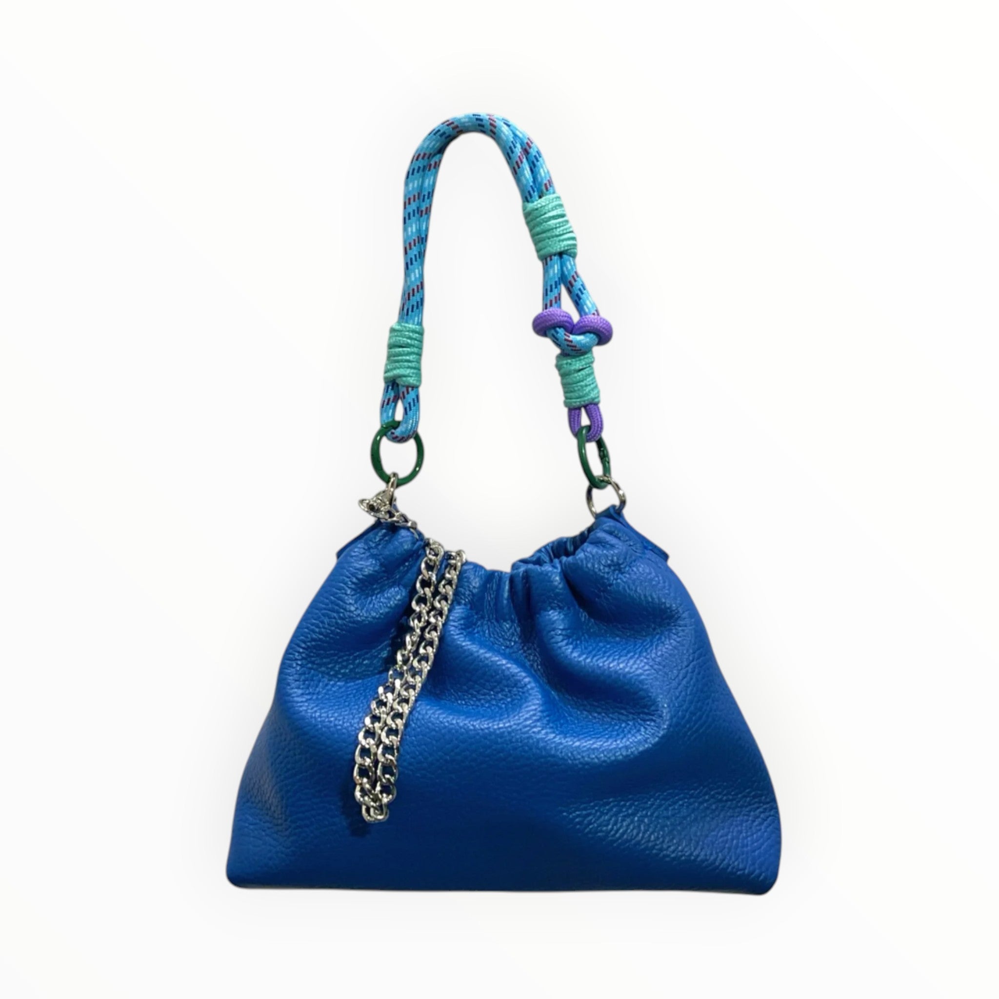 Sac cuir grainé cordon Plissa LOUISA LEE
