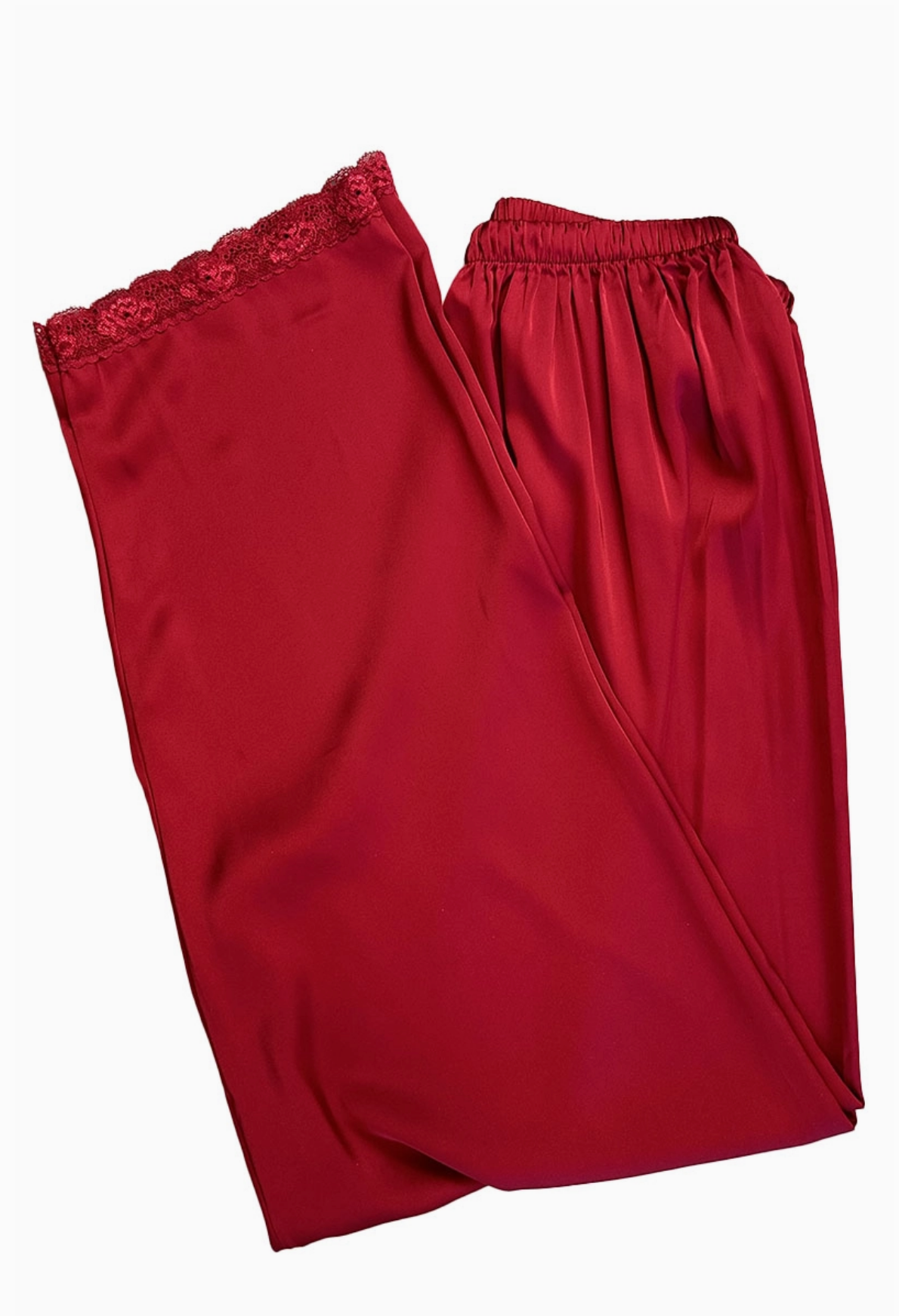 Ensemble Pyjama Débardeur et Pantalon Imitation Soie BELLE COM'ELLE - Linge de nuit - BELLE COM'ELLE